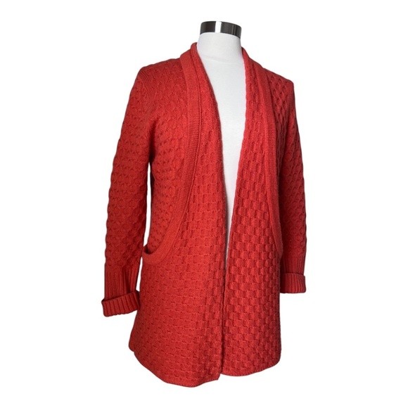 Brixon Ivy Stitch Fix Cable Chunky Knit Faux Cashmere Knit Duster Cardigan M - Picture 1 of 16